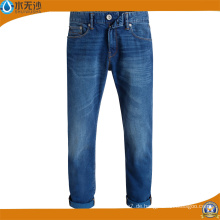 Mode-Marken-hohe Taillen-Denim-Jeans-zufällige blaue Männer Jean